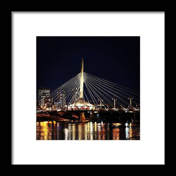 Bridge Framed Print featuring the photograph Bridge #1 by Krystle Pagkalinawan