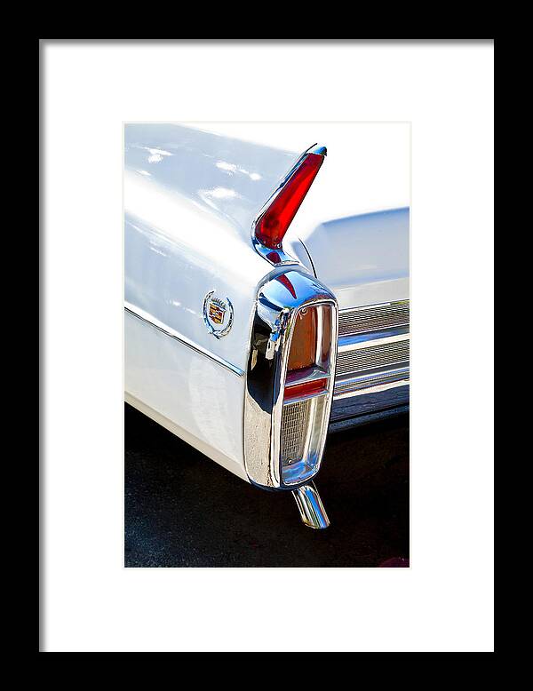 Cadillac Framed Print featuring the photograph Cadillac #1 by Burney Lieberman