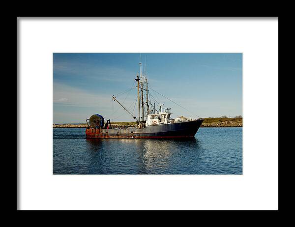 Boat Framed Print featuring the photograph Catch of the Day by Cathy Kovarik