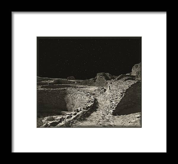 New Mexico Framed Print featuring the photograph Chaco Canyon by Gordon Engebretson
