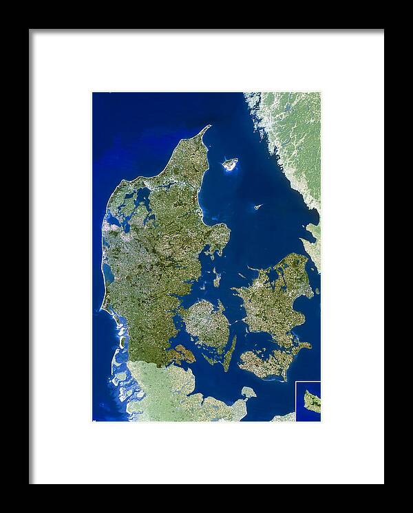 Sweden Framed Print featuring the photograph Denmark #1 by Planetobserver