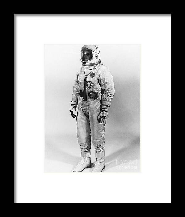 Science Framed Print featuring the photograph Extravehicular Space Suit 1965 by NASA Science Source