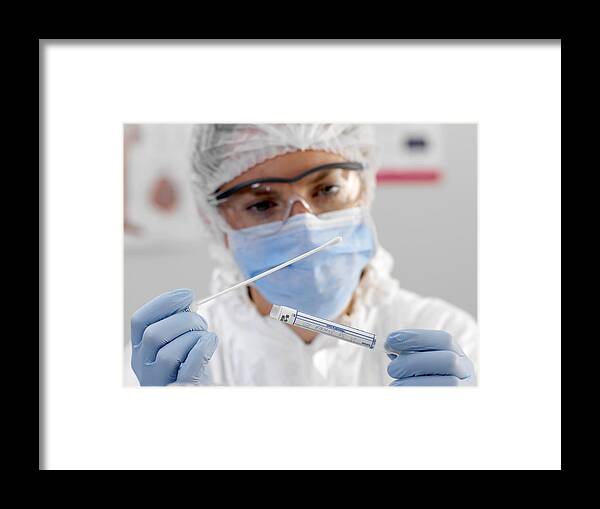 Human Framed Print featuring the photograph Forensic Evidence #1 by Tek Image