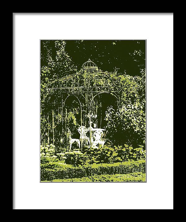 Gazebo Framed Print featuring the photograph Garden Gazebo by Carol Groenen