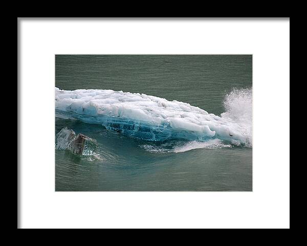 Ice Framed Print featuring the photograph Glacier by Marilyn Wilson