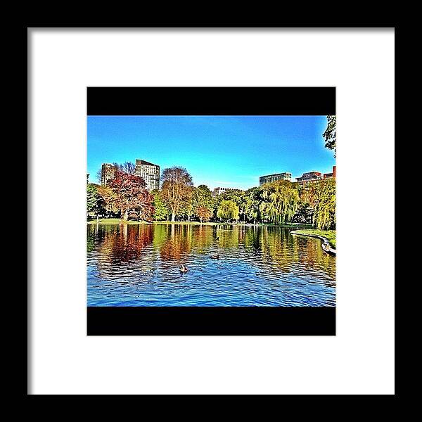 Love Framed Print featuring the photograph #iheartboston #igersboston #1 by Josue C