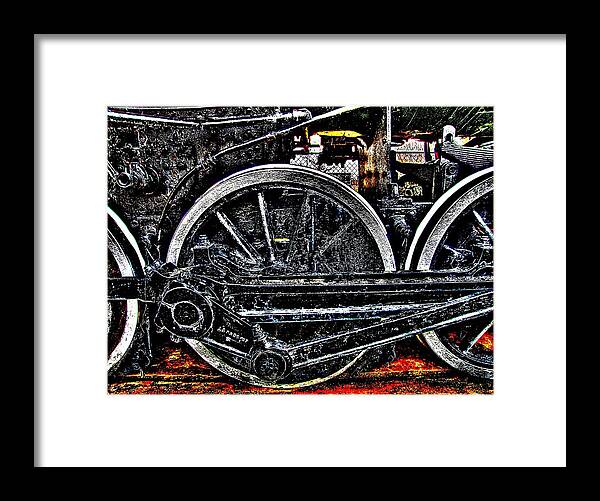 Train Framed Print featuring the photograph Iron Hooves #1 by HW Kateley