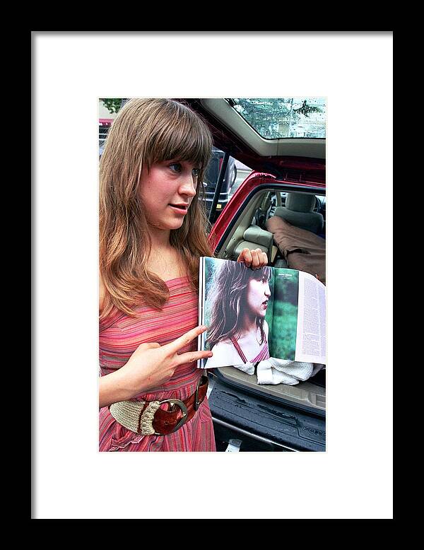 Joanna Newsom Framed Print featuring the photograph Joanna Newsom #1 by Gary Smith
