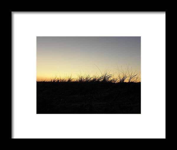 Seagrass Framed Print featuring the photograph Just A Touch by Kim Galluzzo Wozniak
