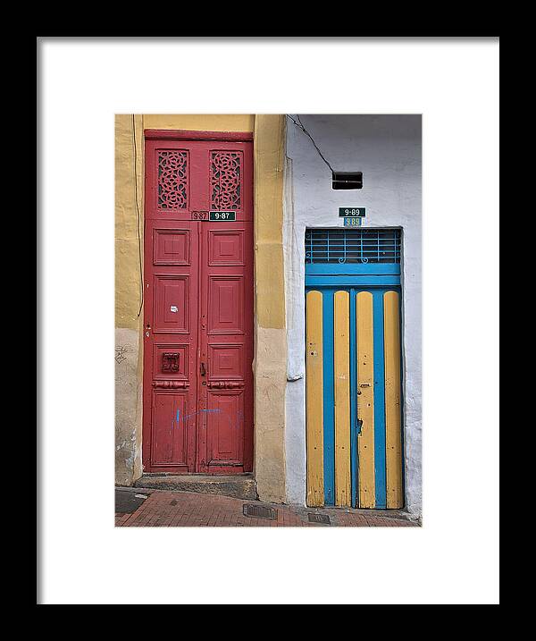 Bogota Framed Print featuring the photograph La Candelaria #1 by Steven Richman
