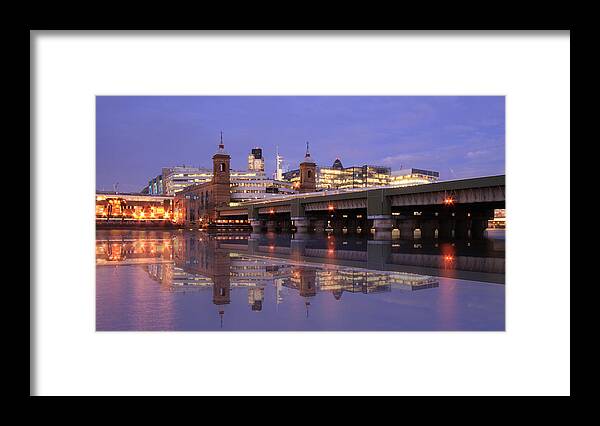 Cityscape Framed Print featuring the photograph London Skyline #1 by David French