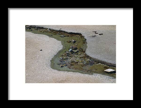 Water Framed Print featuring the photograph Low Tide Water 2 #1 by David Kleinsasser