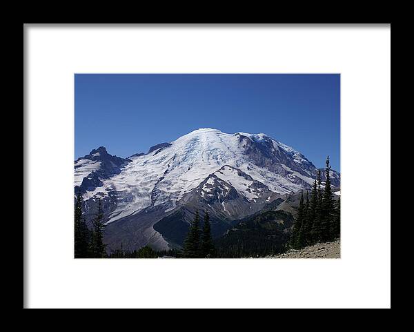 Mount Rainier Framed Print featuring the photograph Mount Rainier #1 by Jerry Cahill