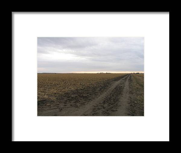 Nebraska Framed Print featuring the photograph Nebraska Corn Field #1 by Mark Norman