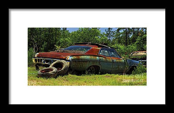 Car Framed Print featuring the photograph Old Car #2 by Susan Cliett