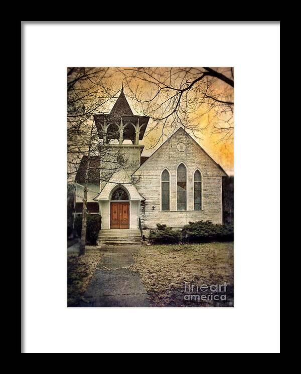 Church Framed Print featuring the photograph Old Church #1 by Jill Battaglia