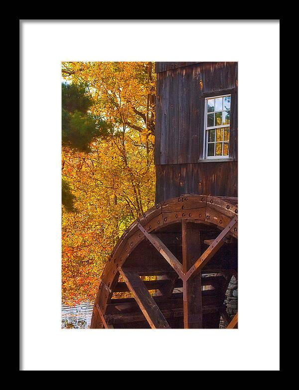 Mill Framed Print featuring the photograph Old Mill #1 by Joann Vitali