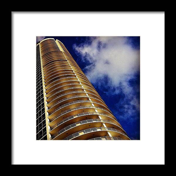 Building Framed Print featuring the photograph Opera Tower - Miami #1 by Joel Lopez