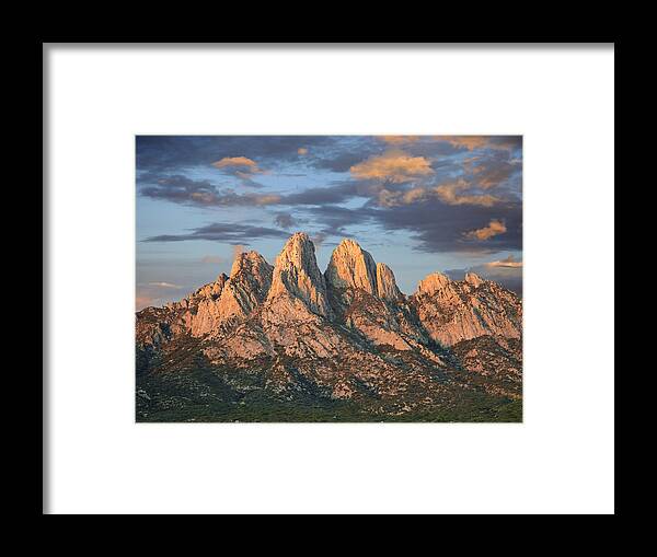 00438928 Framed Print featuring the photograph Organ Mountains Near Las Cruces New by Tim Fitzharris