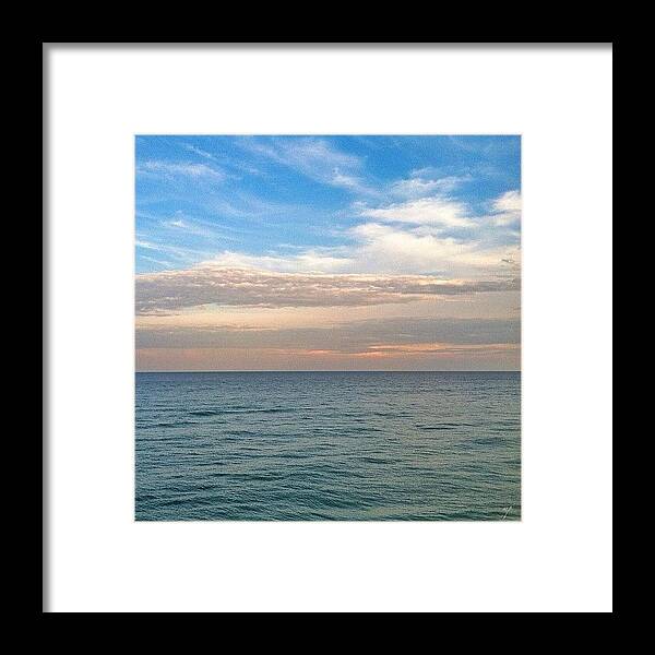 Blue Framed Print featuring the photograph Perfection #1 by Maury Page