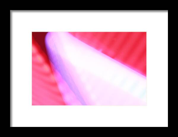 Pink Framed Print featuring the mixed media Pink Neon #1 by Will Czarnik