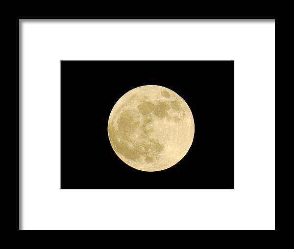 Moon Framed Print featuring the photograph Satellite by Azthet Photography