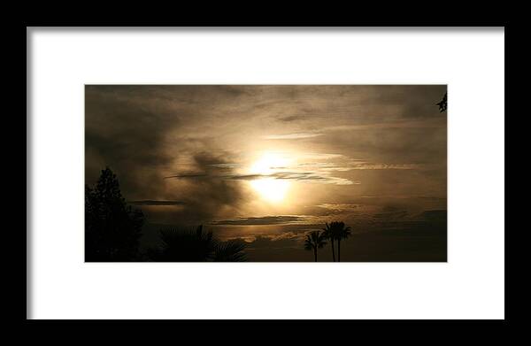 Night Framed Print featuring the photograph Smokey Dusk by Louise Mingua