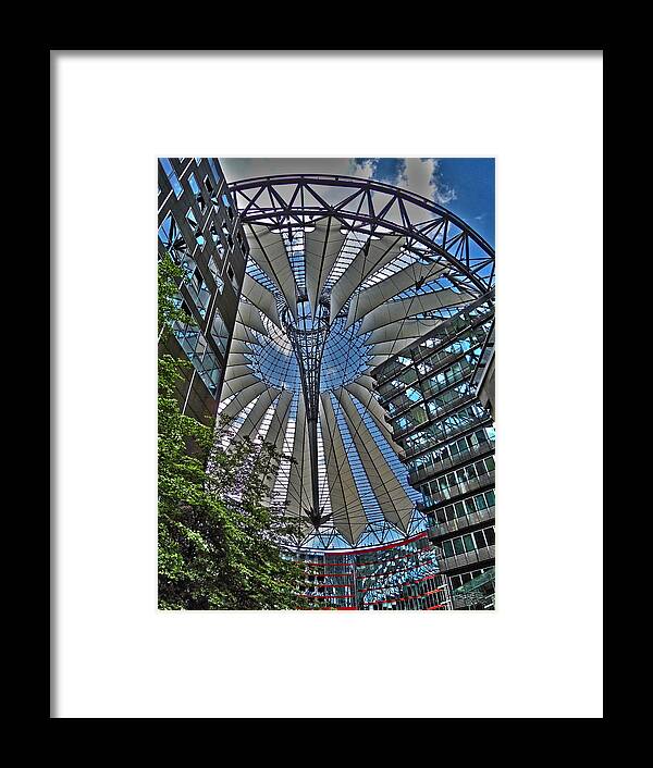 Europe Framed Print featuring the photograph Sony Center - Berlin #2 by Juergen Weiss