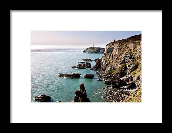 Acrylic Framed Print featuring the photograph South Stack #1 by Gary Finnigan