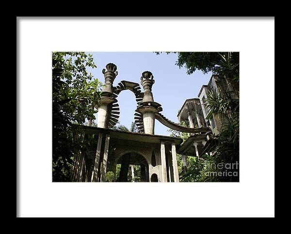 Mexico Framed Print featuring the photograph Stairway to the Sky Las Pozas Mexico #1 by John Mitchell