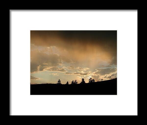  Framed Print featuring the photograph Storm Light by William McCoy
