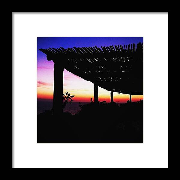 Instagram Framed Print featuring the photograph Sunset #1 by Ale Romiti 🇮🇹📷👣