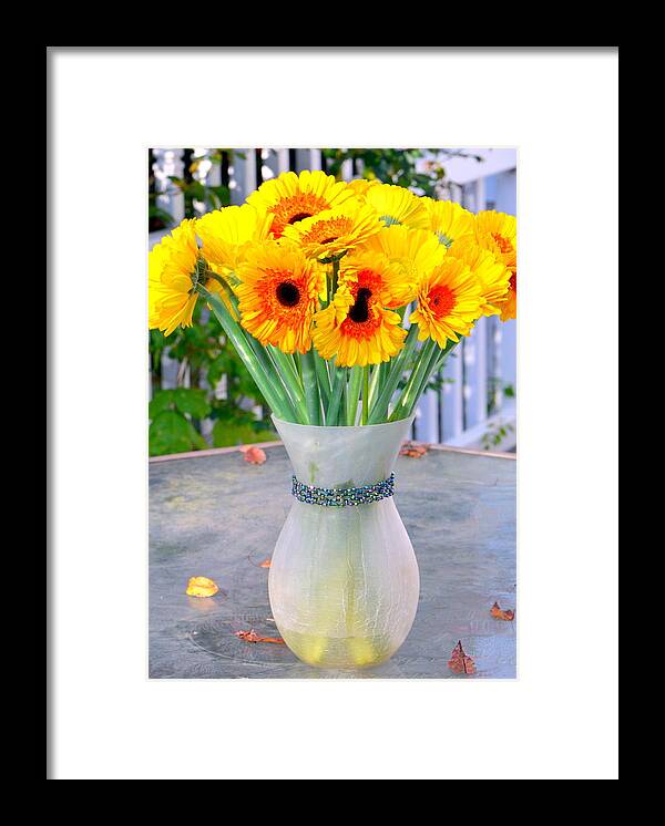 Daisy Framed Print featuring the photograph Take My Breath Away... #1 by Tanya Tanski