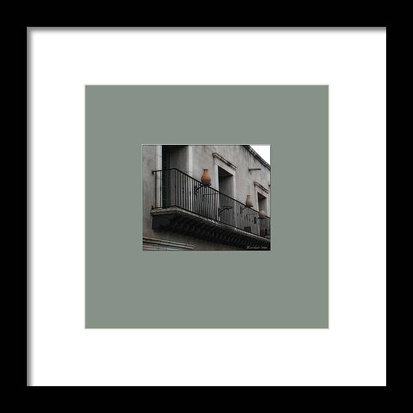 Terracotta Framed Print featuring the photograph Terracotta Vase #1 by Marilyn Marchant