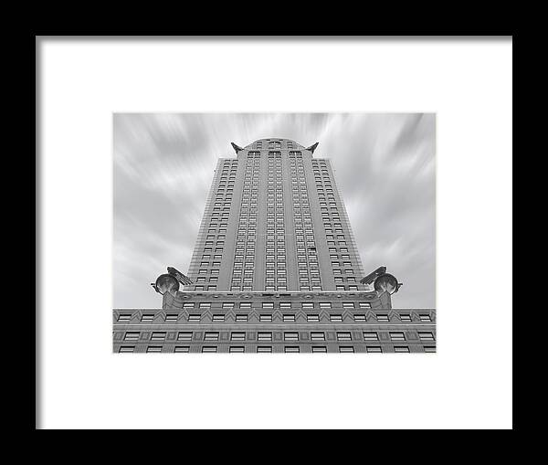 Landmarks Framed Print featuring the photograph The Chrysler Building 2 by Mike McGlothlen