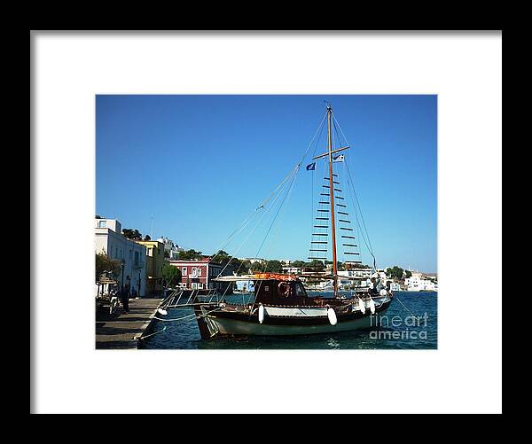 Timber Framed Print featuring the photograph Timber Boat #1 by Therese Alcorn