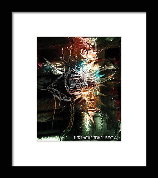 Grunge Framed Print featuring the mixed media Underground Sight #1 by Eleigh Koonce