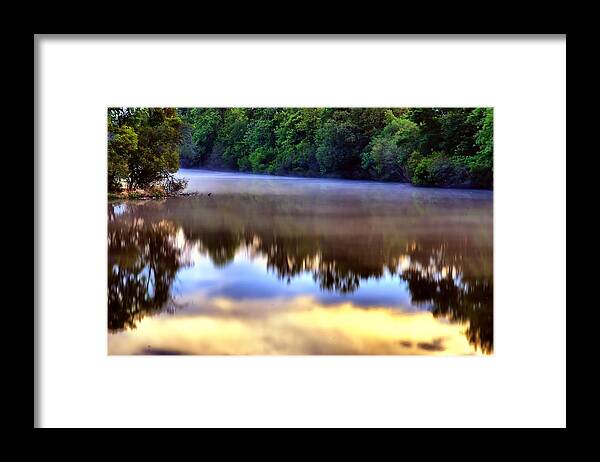 Lake. Pond Framed Print featuring the photograph Untitled #1 by Ken Beatty
