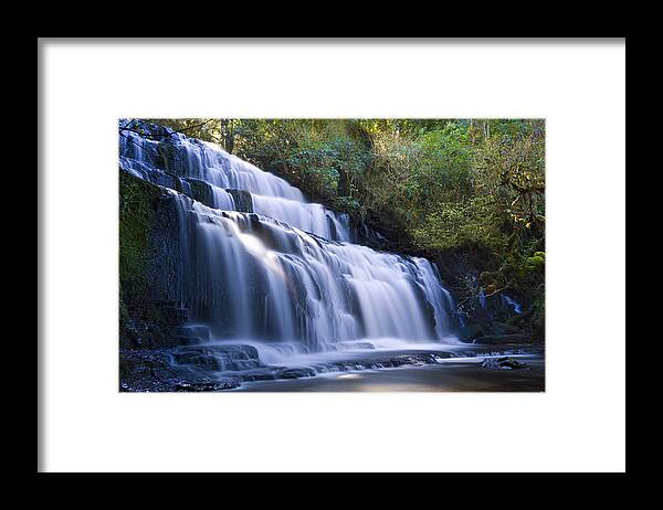 Waterfall Framed Print featuring the photograph Waterfall #1 by Ng Hock How