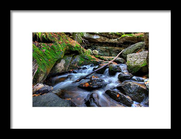 White Water Framed Print featuring the photograph White Water #1 by Prince Andre Faubert