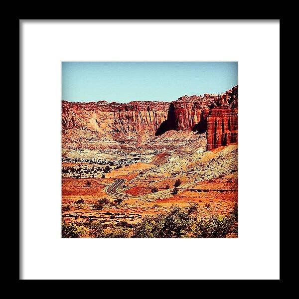Beautiful Framed Print featuring the photograph Wonderful Utah #1 by Luisa Azzolini