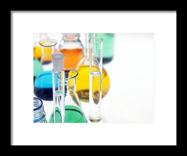 Accuracy Framed Print featuring the photograph Laboratory Glassware #11 by Tek Image