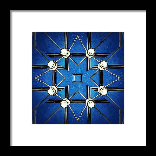Beautiful Framed Print featuring the photograph #tagstagram .com #abstract #symmetry #11 by Dan Coyne