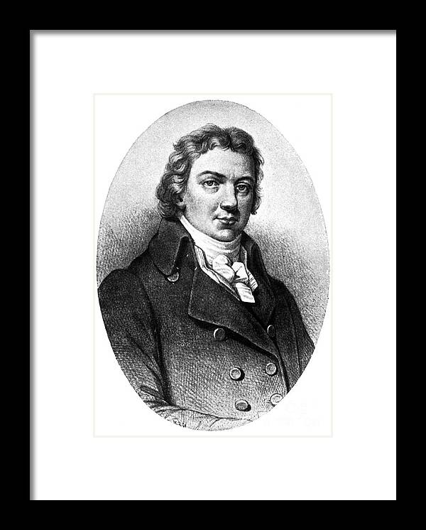 History Framed Print featuring the photograph Edward Jenner, English Microbiologist #12 by Science Source