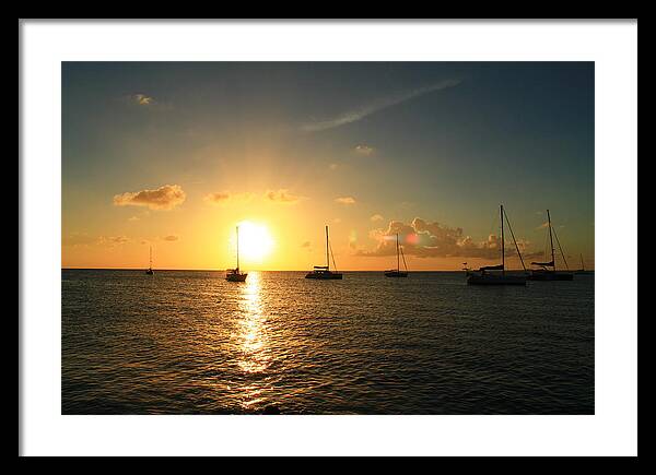 Sunset Framed Print featuring the photograph Sunset #13 by Catie Canetti