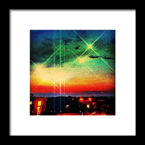 Instaclouds Framed Print featuring the photograph #14 by Katie Williams