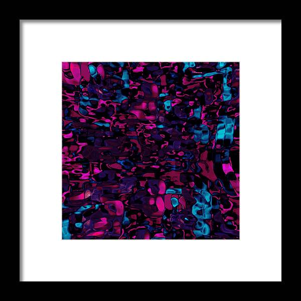 Digital Graphic Framed Print featuring the digital art Cromatic #14 by Mihaela Stancu