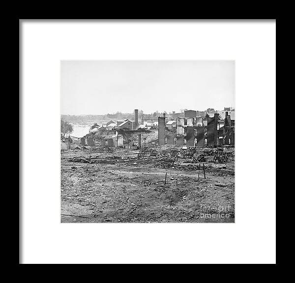 1865 Framed Print featuring the photograph Civil War: Richmond, 1865 #15 by Granger