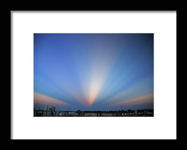 Sunset Framed Print featuring the photograph 17- Light Show by Joseph Keane