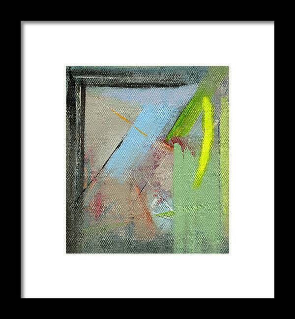Abstract Framed Print featuring the painting Untitled #176 by Chris N Rohrbach